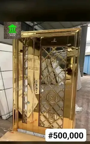 Gold Glass Door