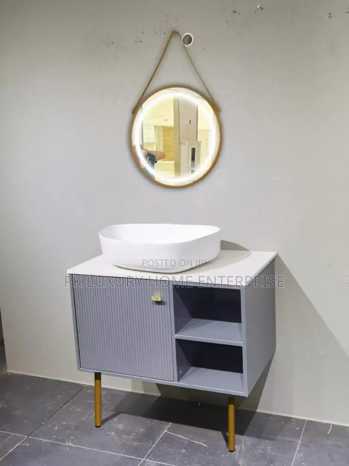 Executive Bathroom Cabinets With LED Lights