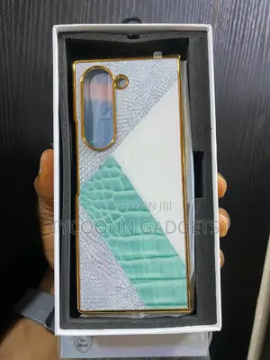 Z Fold 6 Colorful Crystal Case With Front Screen Protector