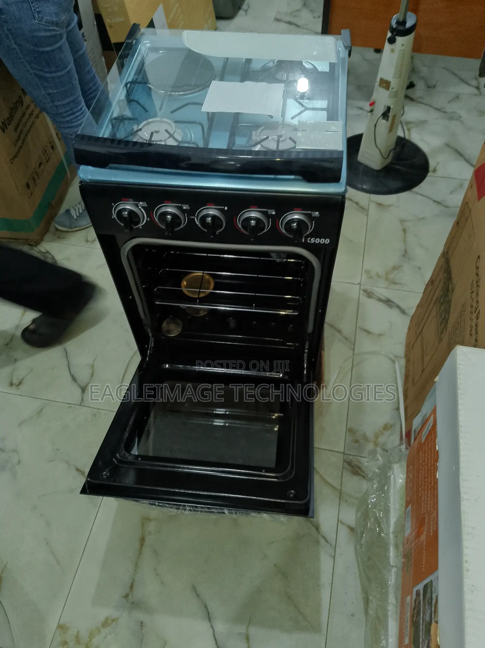 Heat-Resistant Nexus 3+1 Electric Gas Cooker(Nx-5055)