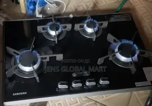 German Used Samsung 4 Burners Glass Top Gas Cooker