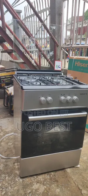 Maxi 4 Burner Gas Cooker All Gas With Grill and Oven