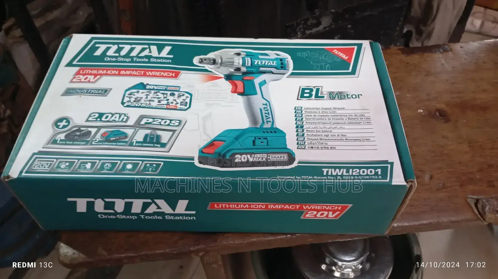 Total Impact Wrench 20v