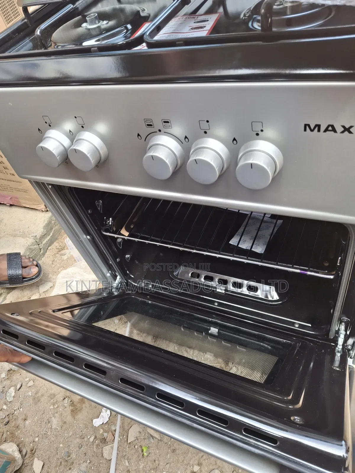 Maxi 6060 4B Grey - 4 GS Burner