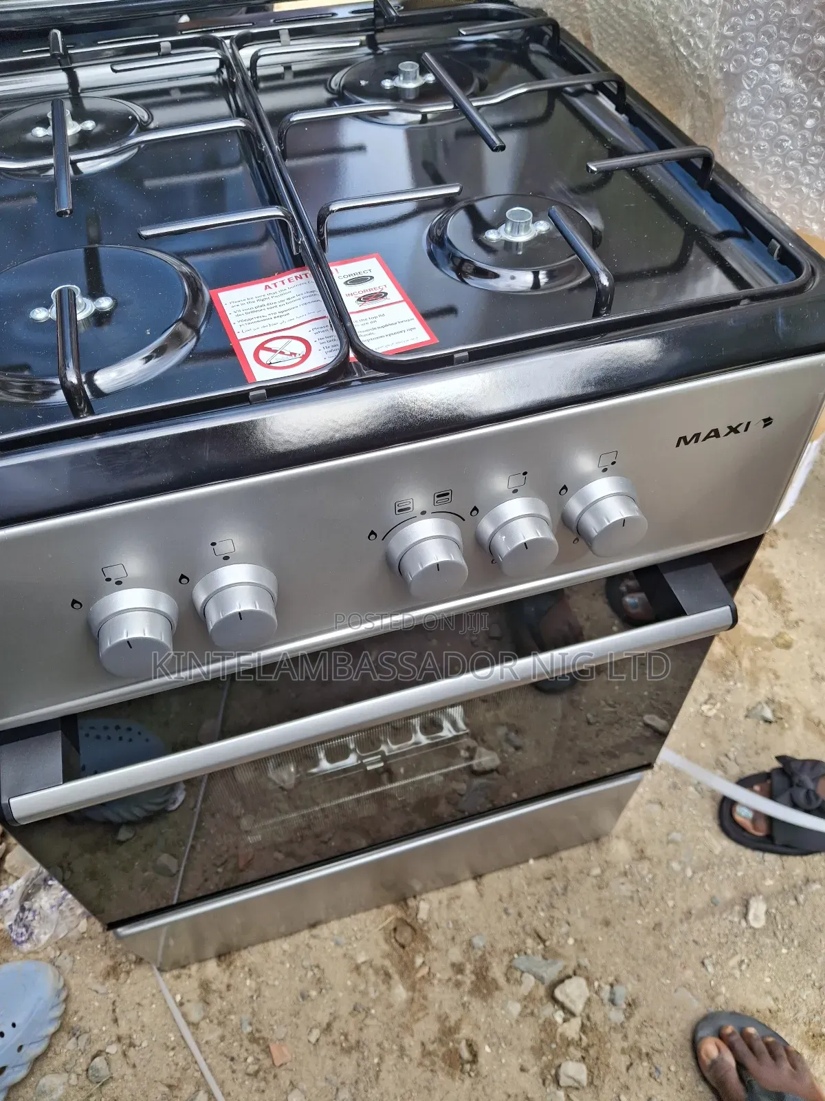 Maxi 6060 4B Grey - 4 GS Burner