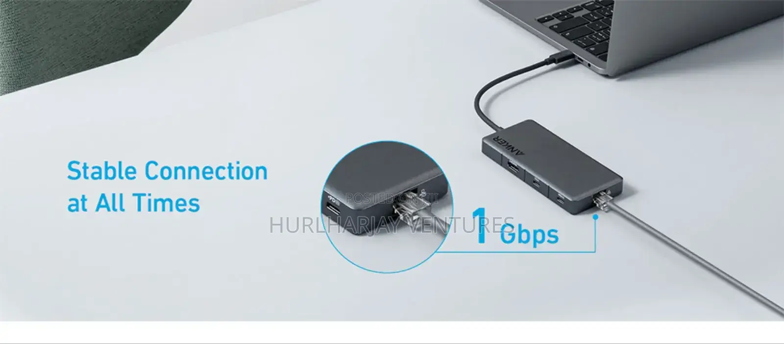 Anker 341 Usbc Hub (7-in-1) With Lan Support