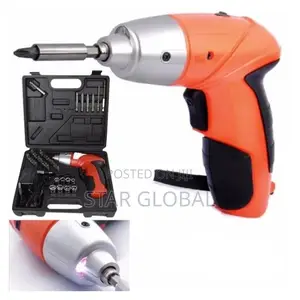 Practical Cordless Drill And Screwdriver 46 Piece Tool Set