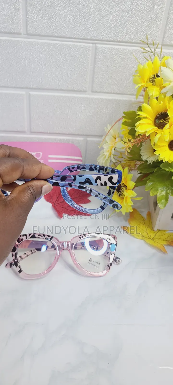 Uv Blue Light Blocking Extra Clear Eyeglass/Frame