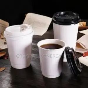 50 Pieces White Disposable Cups