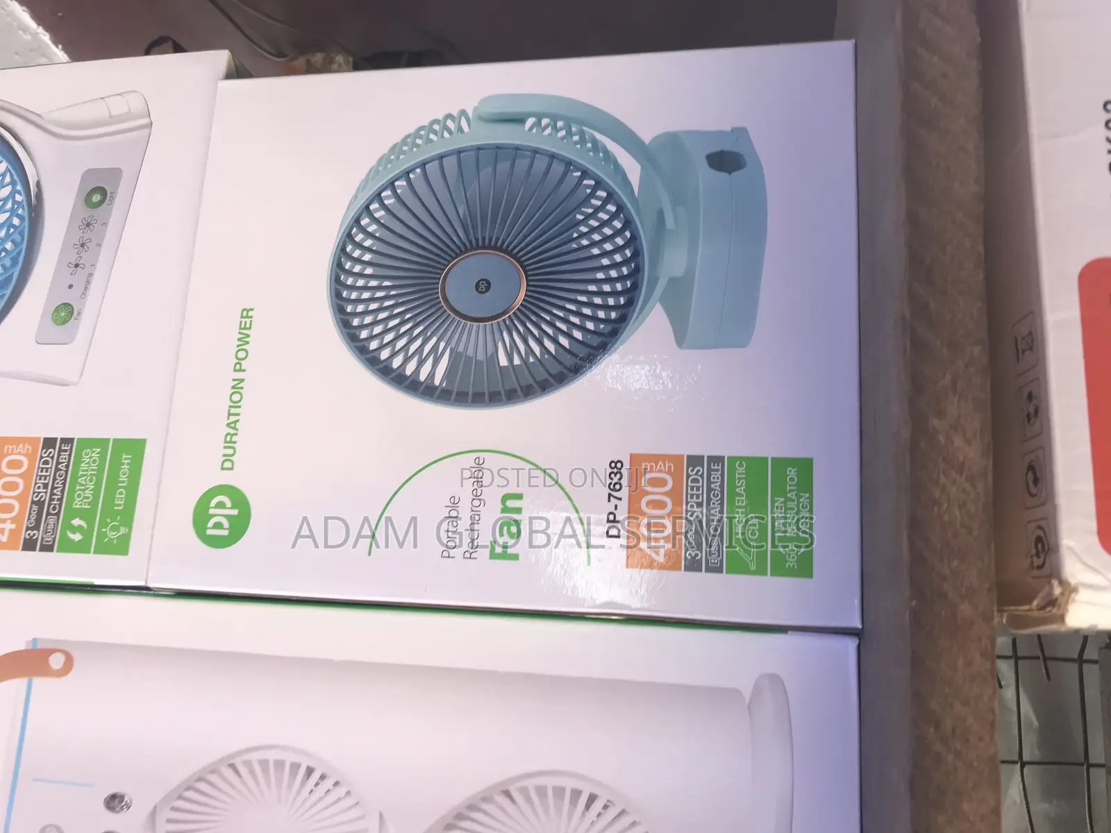 Rechargeable Fan