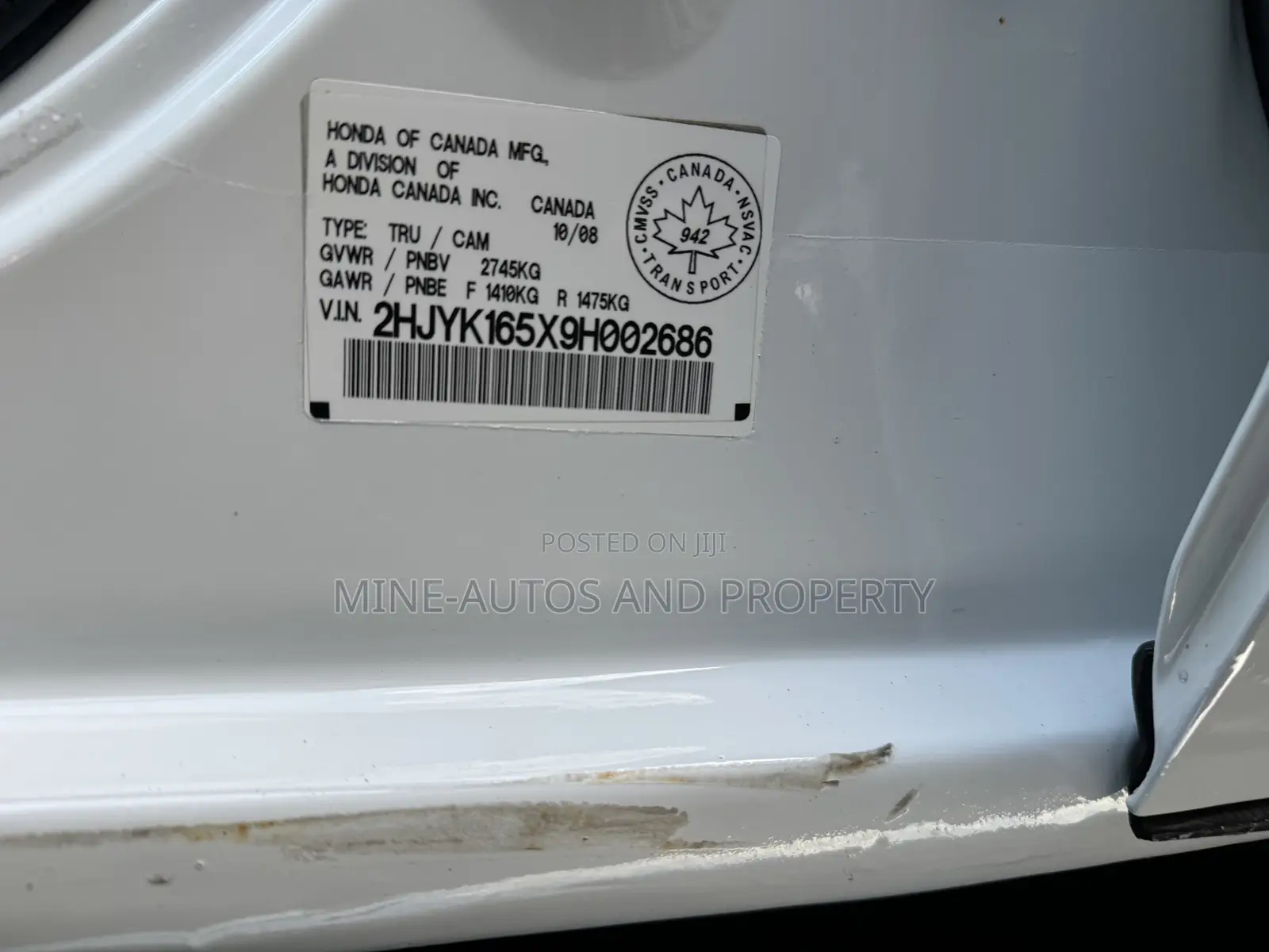 Honda Ridgeline 2010 White