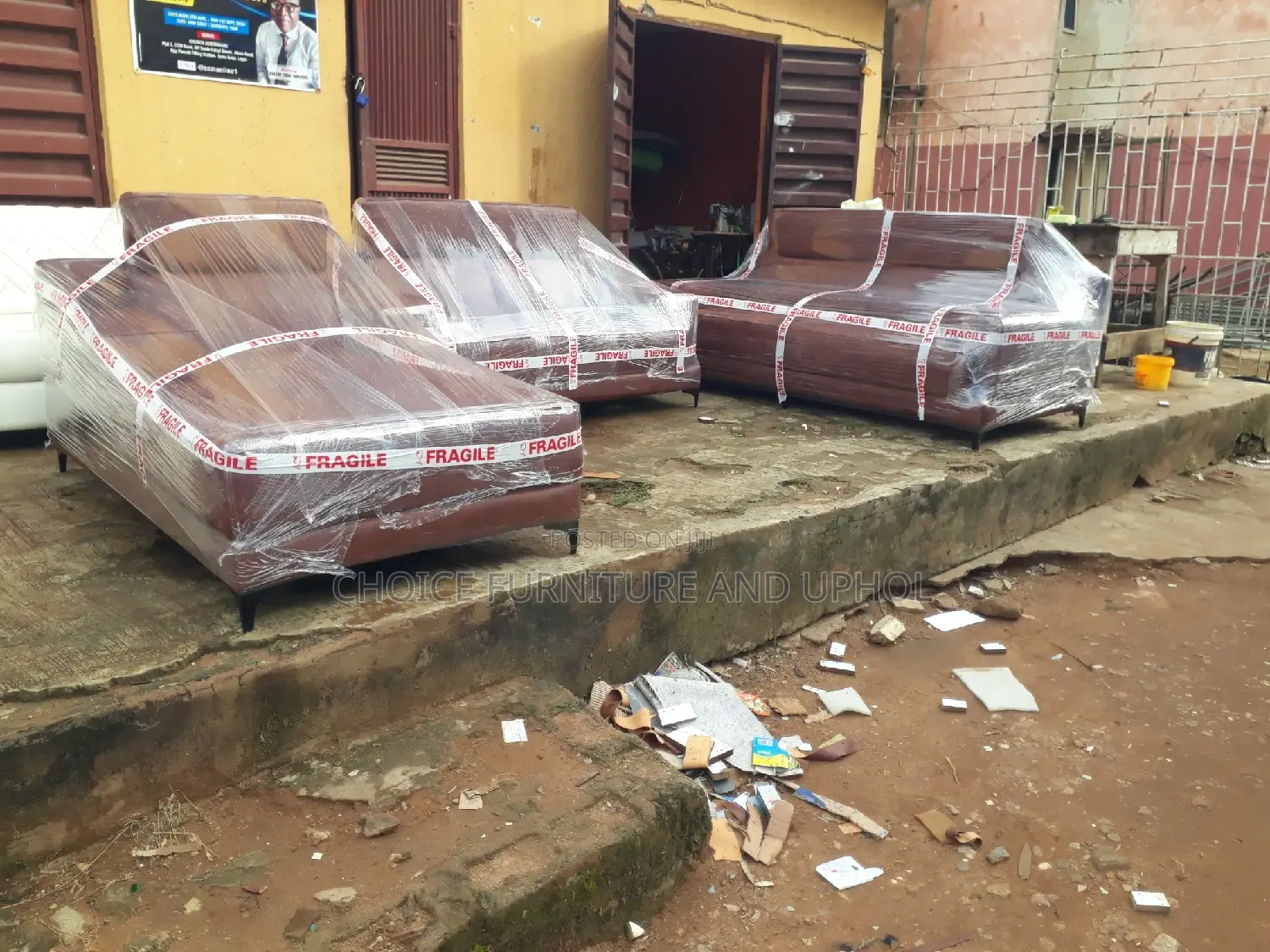 Sofa Set of Chair Three-Seater Double and Launcher