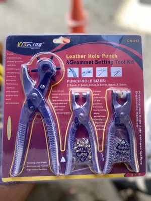 3 In 1 Leather Belt Hole Punch + Eyelet Pliers