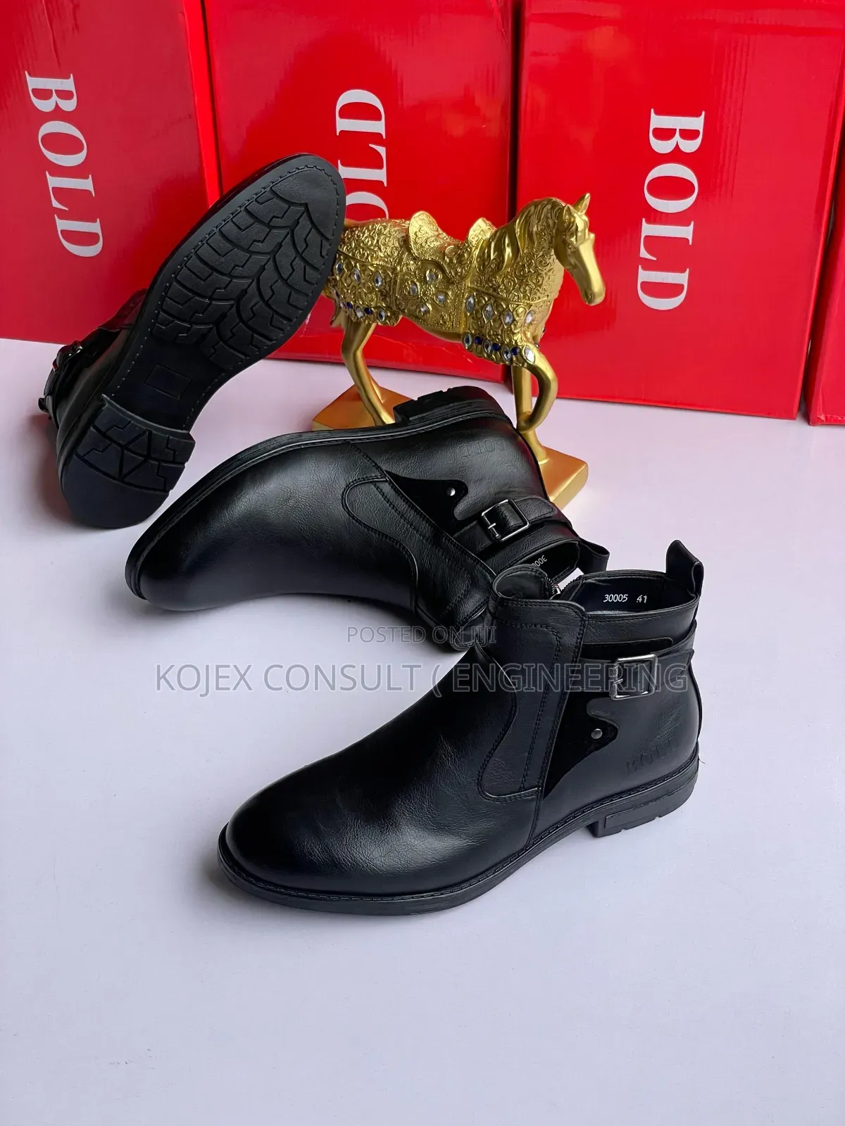 Bold Ankle Men Luxury Designers Shoe
