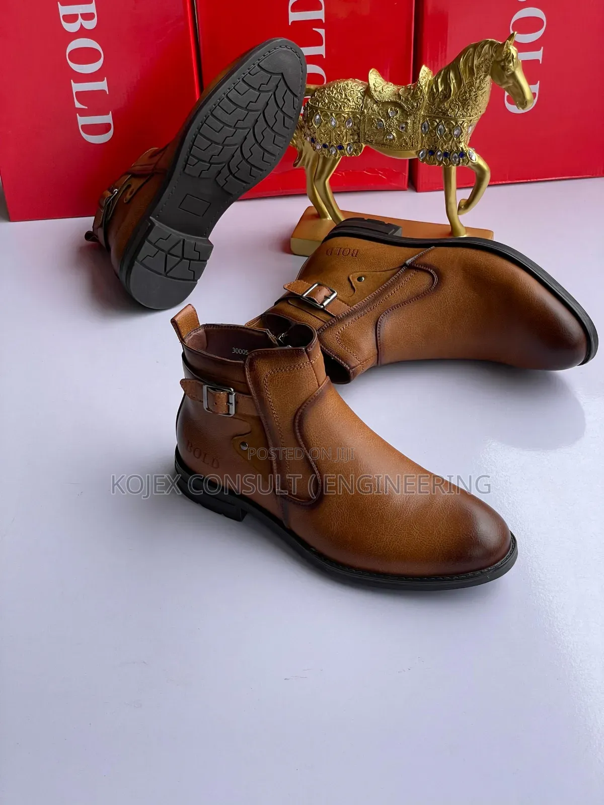 Bold Ankle Men Luxury Designers Shoe