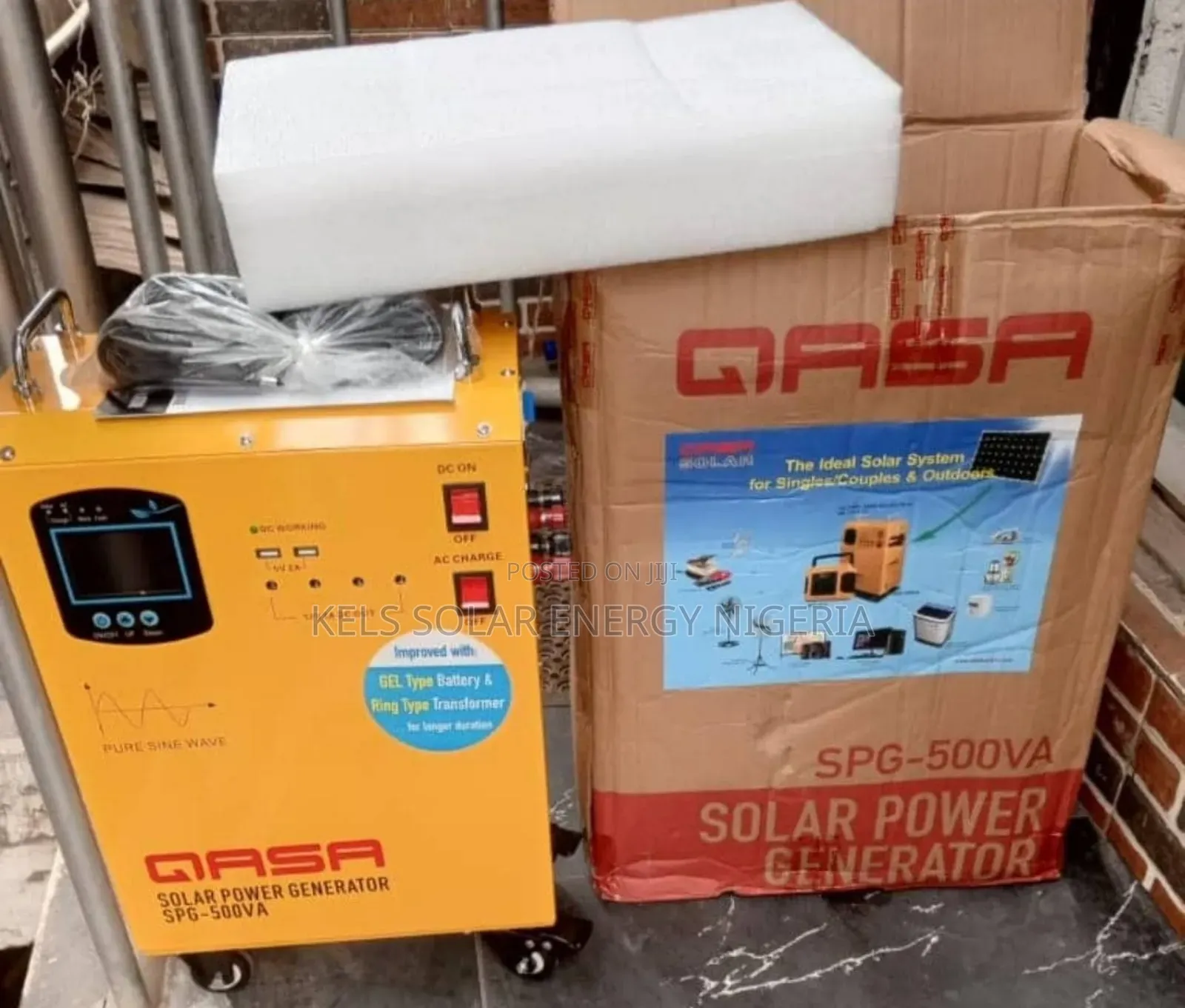 Orsa Solar Generator 500va With 200w Solar Panel
