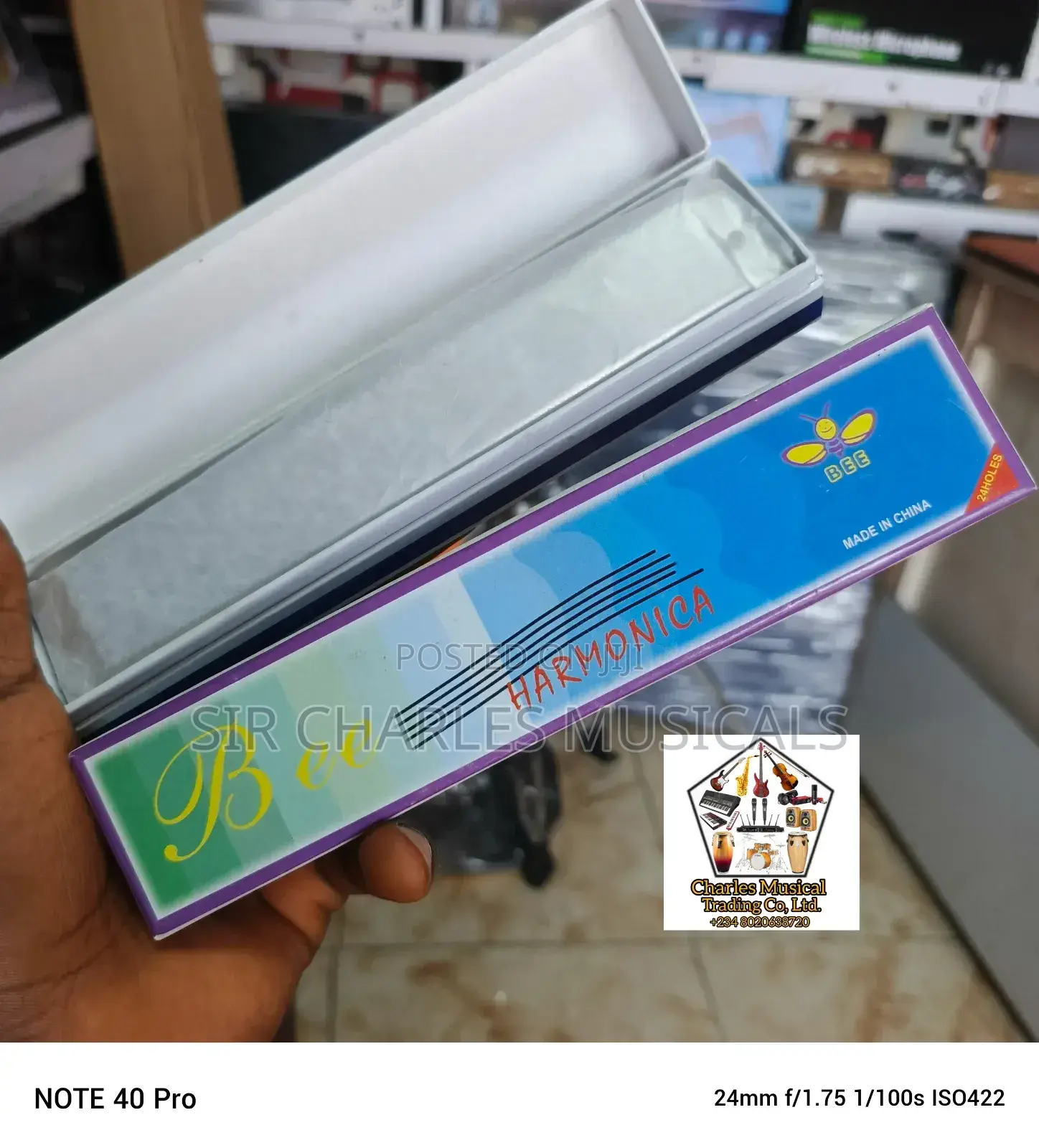 High Quality Bee Harmonica 20 Holes
