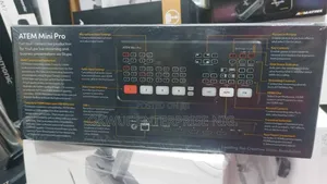 Blackmagic Atem Mini Pro 4 Channels Video Mixer .
