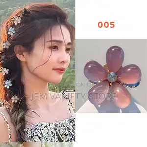 1pc Flower Petals Hair Claw Clip