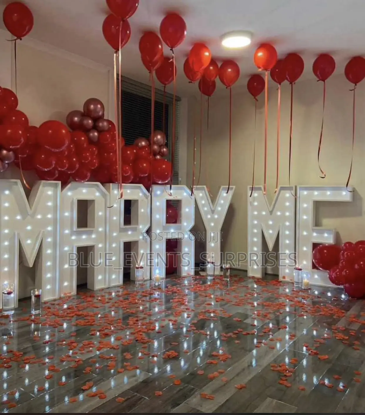 Surprise Proposal Decor