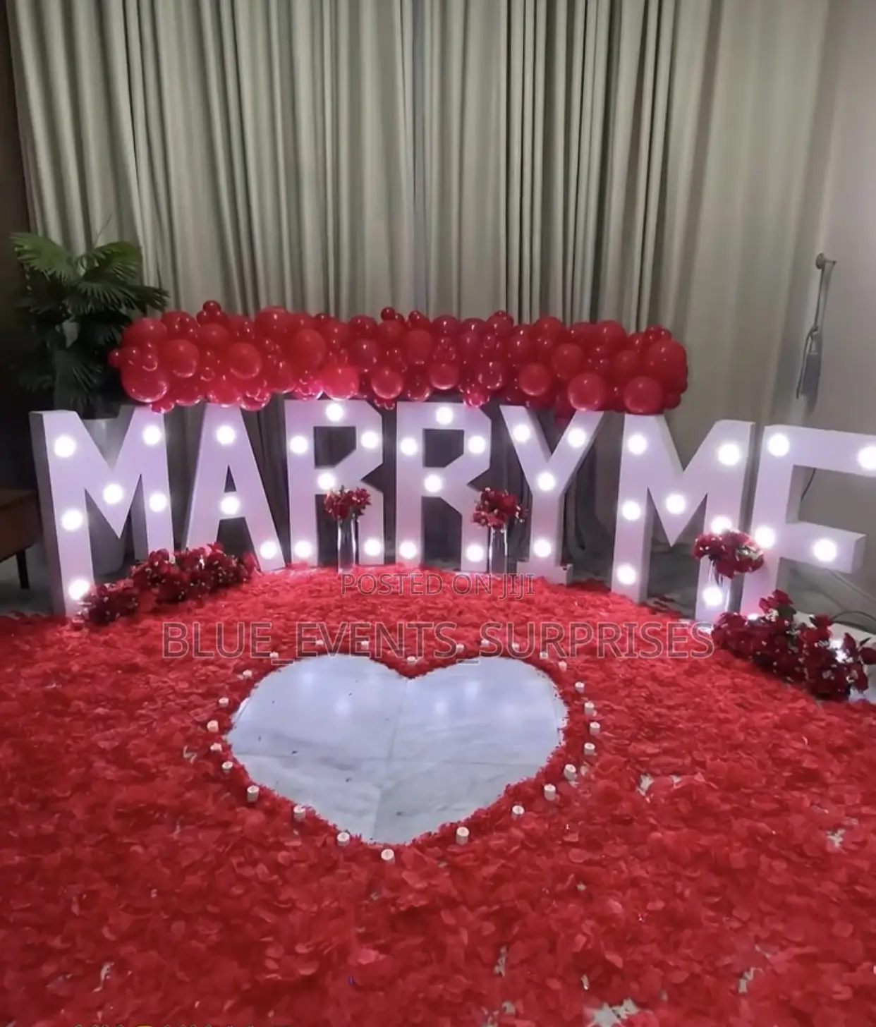 Surprise Proposal Decor