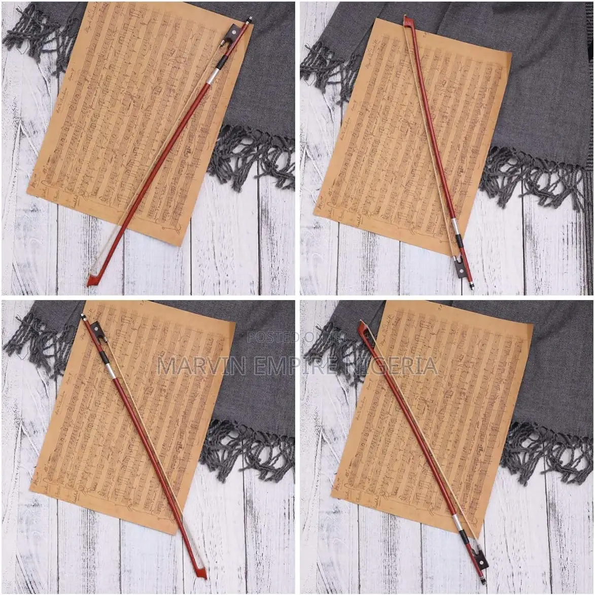 Student 3/4 or 4/4 Size Violin Bow for Musical Instrument