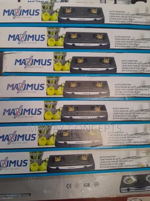 Maximus Stainless Quality Double Table Gas Burner-Automatic