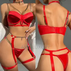 Chain Gater Set Lingerie Available