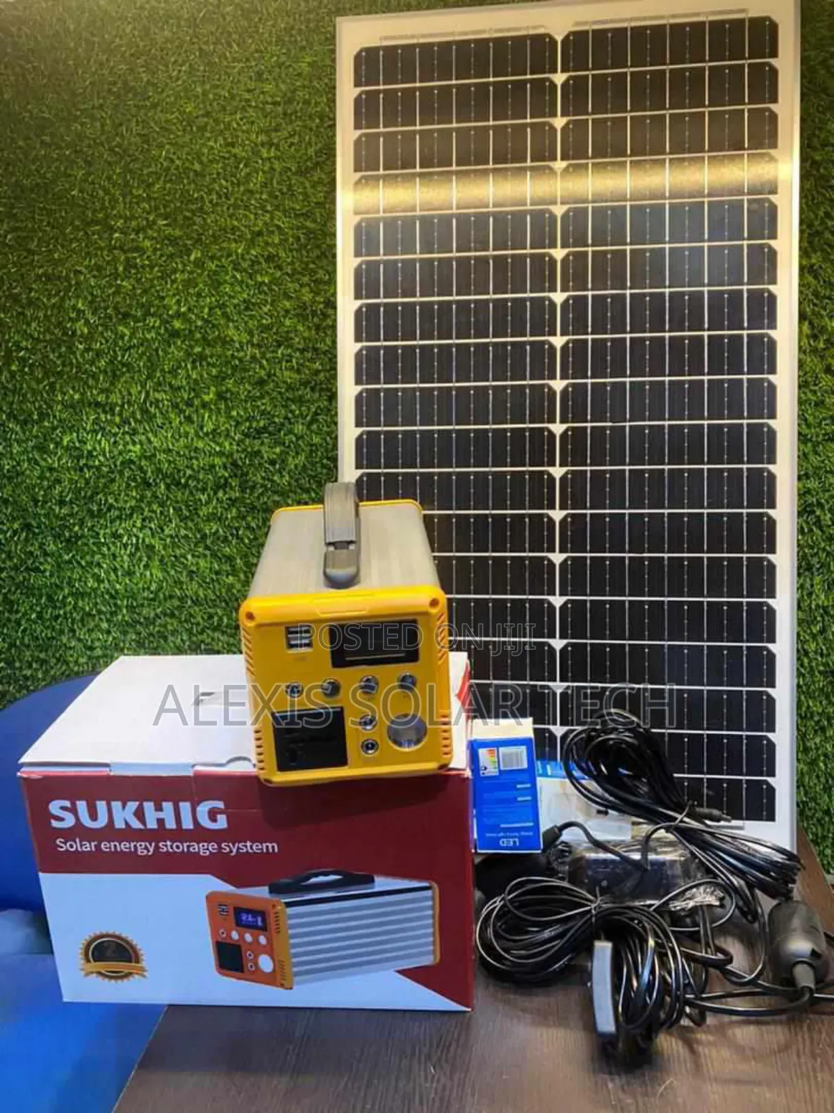 300w Solar Generator With Solar Panel