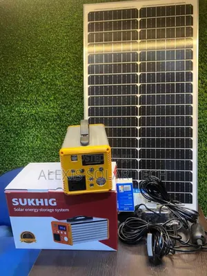 300w Solar Generator With Solar Panel