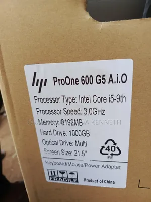 New Desktop Computer HP ProOne 600 8GB Intel Core i5 HDD 1T