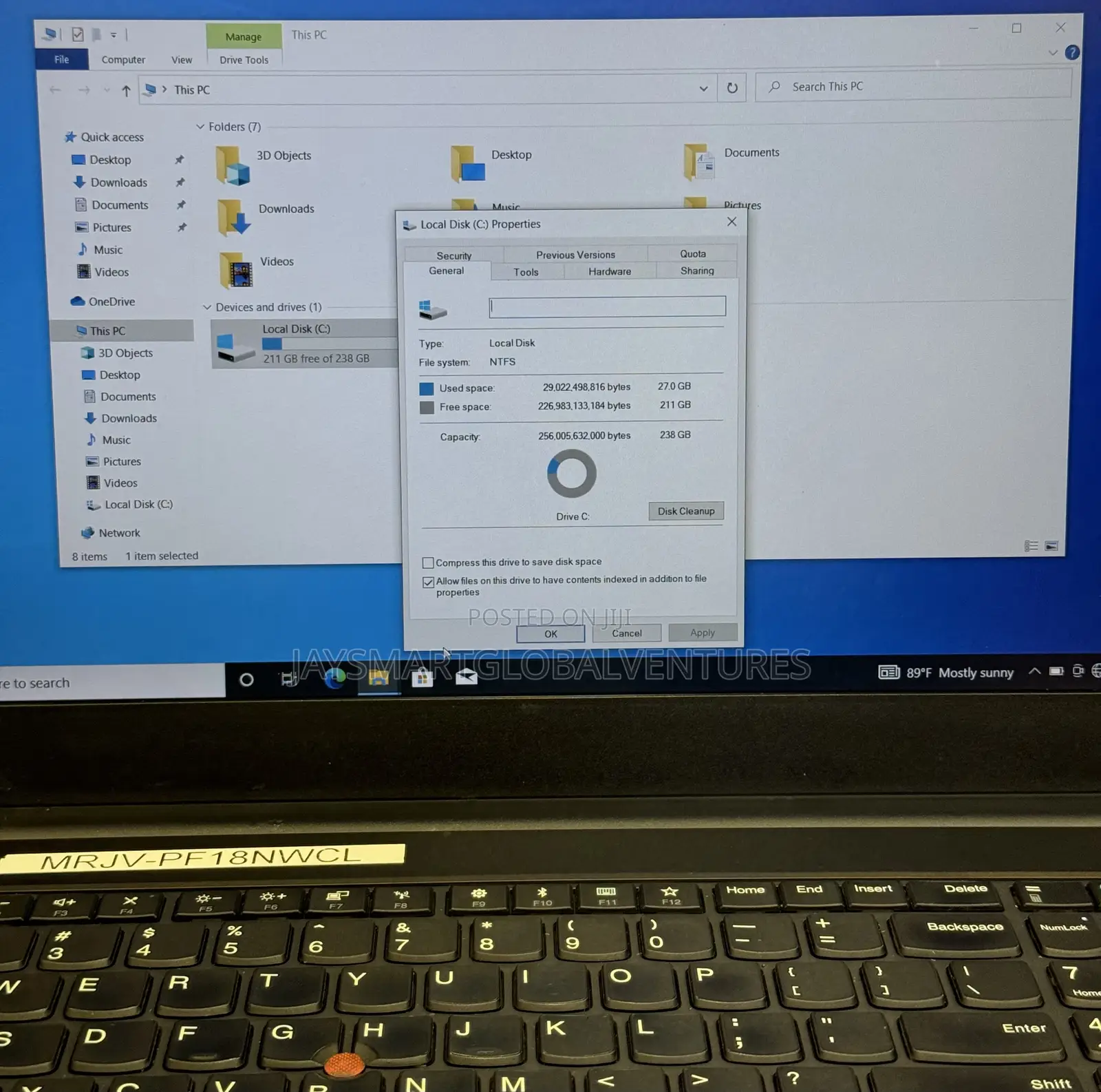 Laptop Lenovo ThinkPad E580 8GB Intel Core i7 SSD 256GB