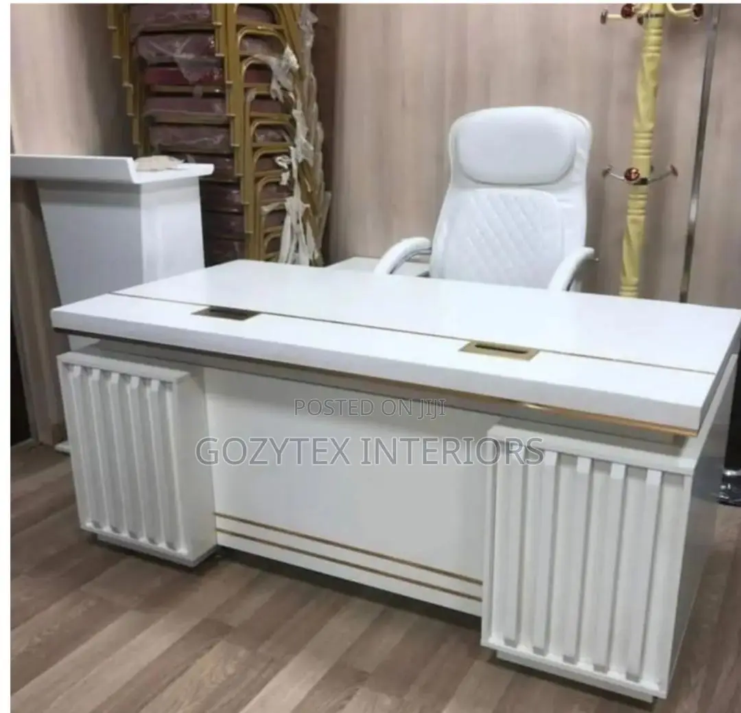 White Executive Office Table