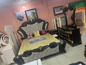 Brand New Quality Set of Bed Mirror Console and Two Side Dra