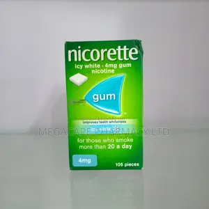 Nicorette Icy White 4mg Gum Nicotine