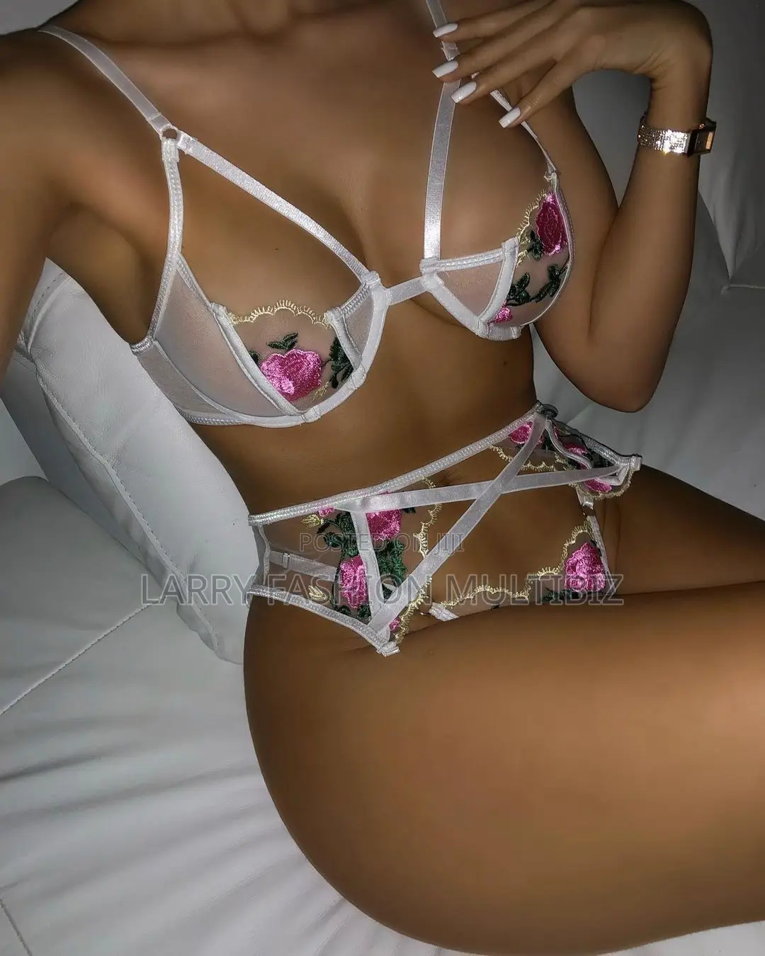 Lingerie Floral 3piece