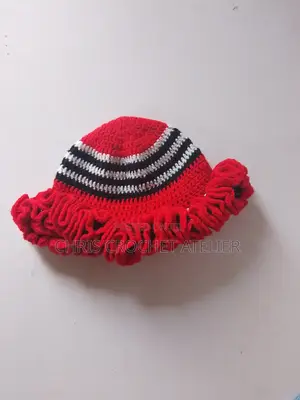 Crochet Ruffle Hat