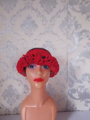 Crochet Ruffle Hat