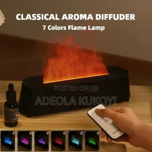 7 Colors Flame Humidifier
