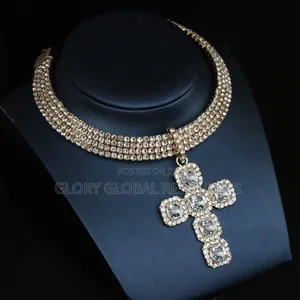 Big Cross Choker Jewelry - Necklace