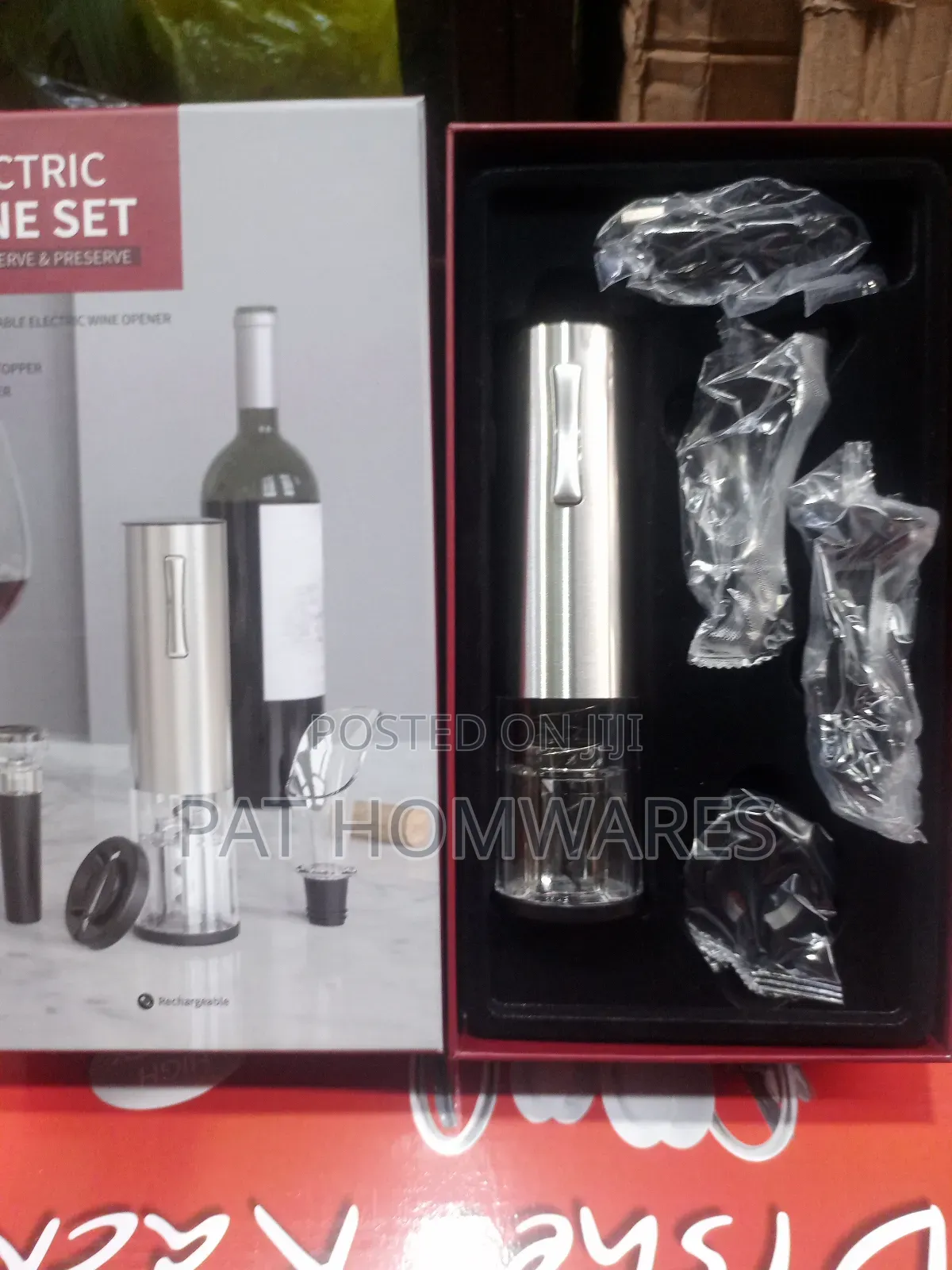Electric Wine Opener Set Rechargeable