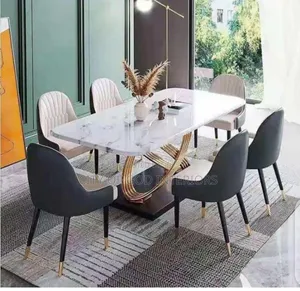 Exclusive Dining Table Set With Marble Top