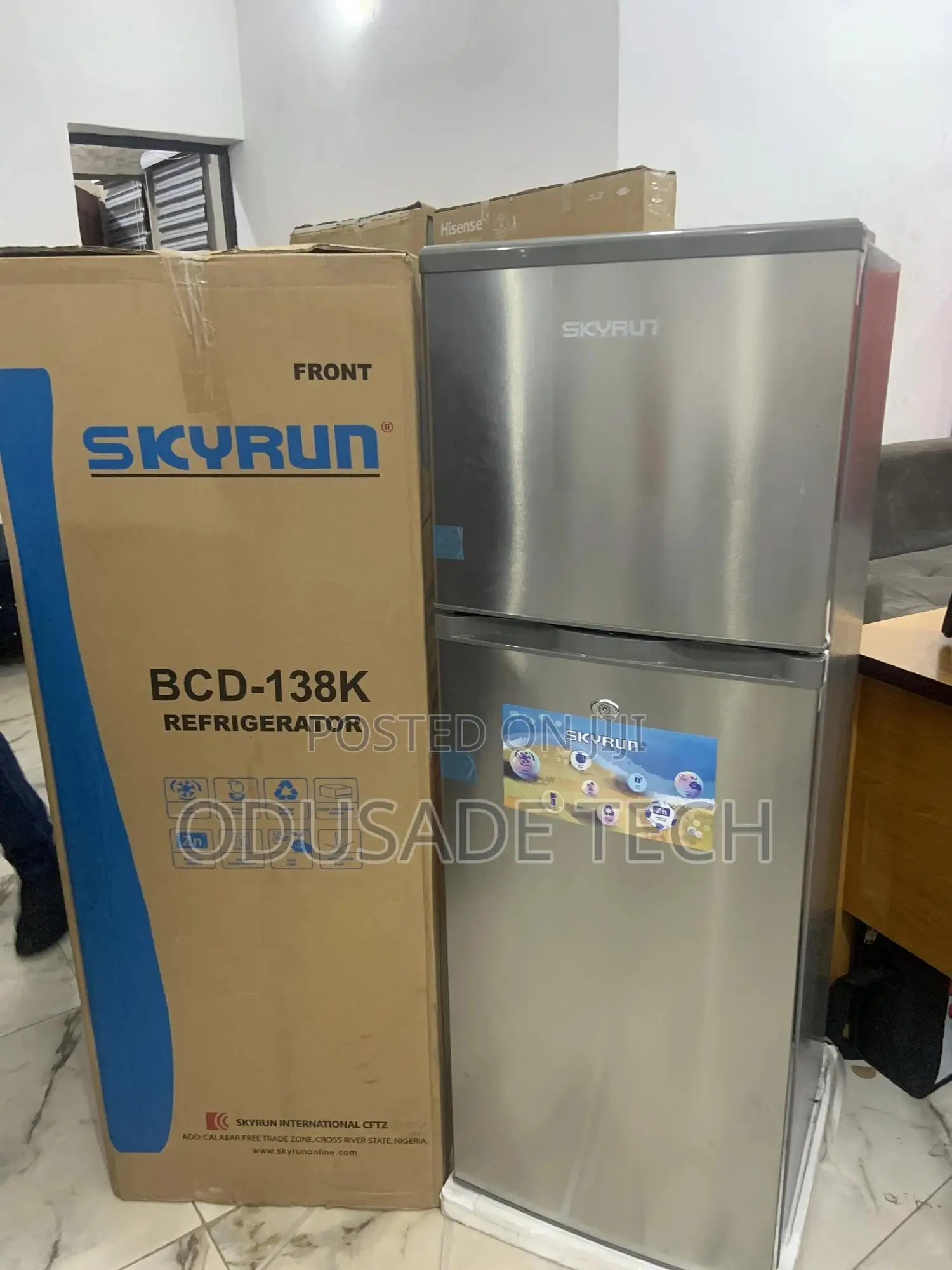 Prestige Split Skyrun Refrigerator BCD 138hc Double Door