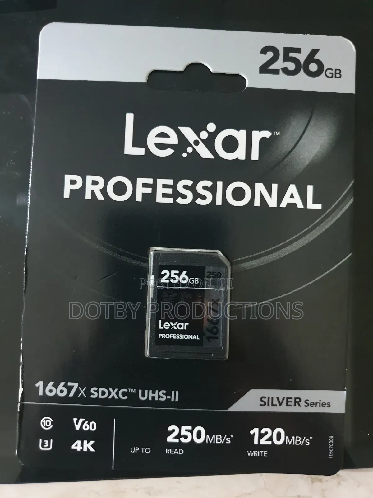 256gb Lexar SDXC UHS-II V60 Memory Card