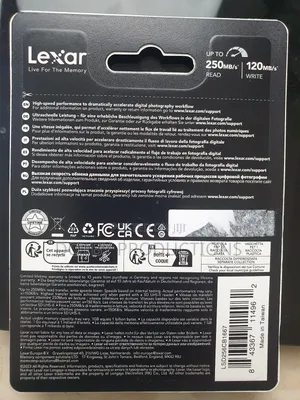 256gb Lexar SDXC UHS-II V60 Memory Card