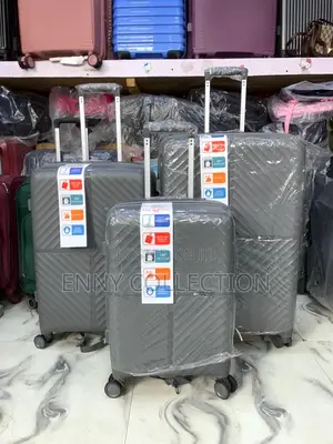 Set of 3 Rubber Luggage Goodpatner Box