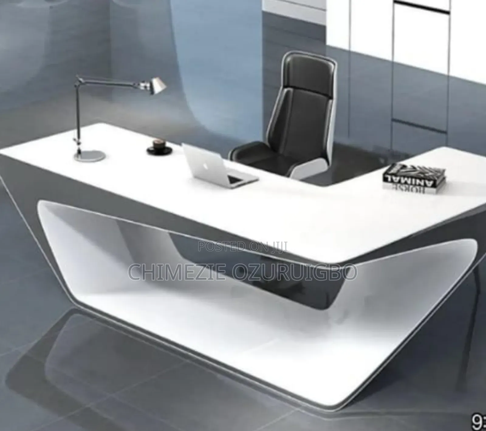 2 Meters White Executive Table