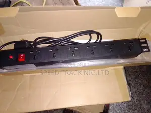6-Way Power Distribution Unit Plastic for Cabinet.