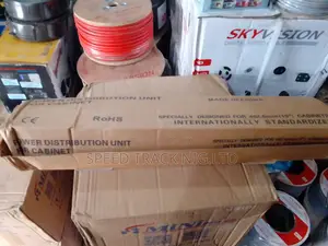 6-Way Power Distribution Unit Plastic for Cabinet.