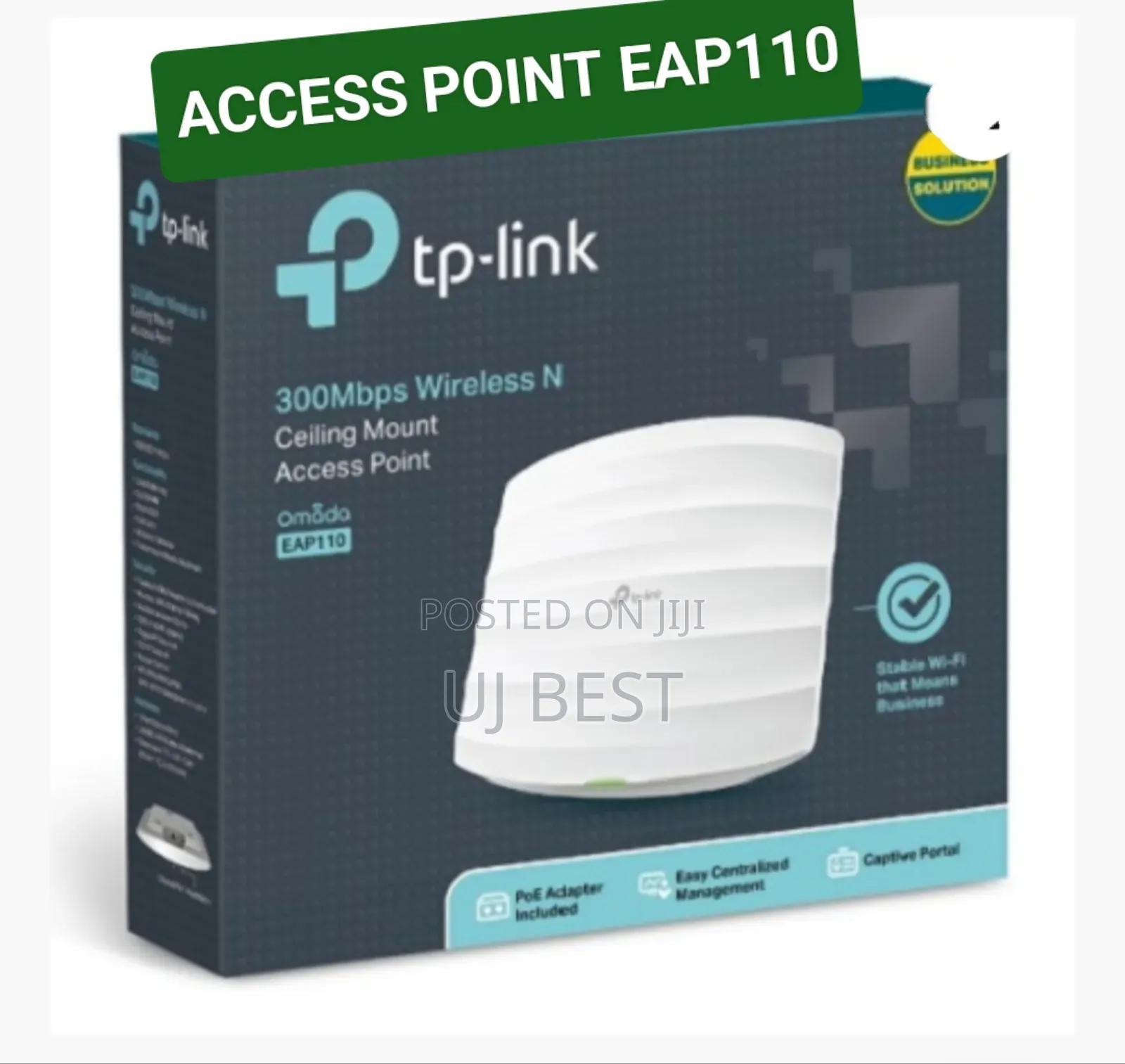 Tp-Link 300mbps Wireless Ceiling Mount Access Point EAP110